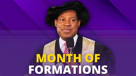 Month Of Formations Pastor Chris Oyakhilome March Global Communion