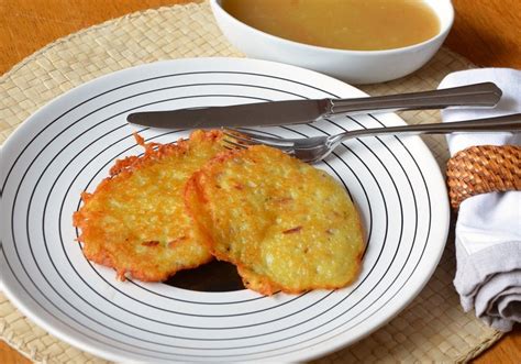 Vegan Potato Pancakes with Applesauce – Melissa Boone