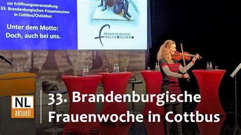 Cottbus Auftaktveranstaltung Zur 33 Brandenburgischen Frauenwoche