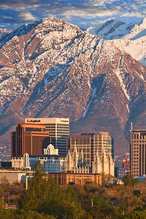 Salt Lake City Skyline #3 Photograph by Douglas Pulsipher - Fine Art ...