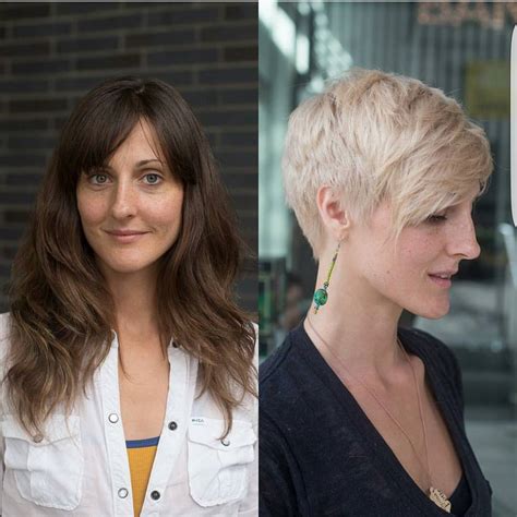 10 Cute Short Haircuts, Make-overs: Long Hair to Short Hair Before & After