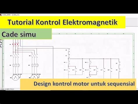 kontrol elektromagnetik sequensial motor youtube