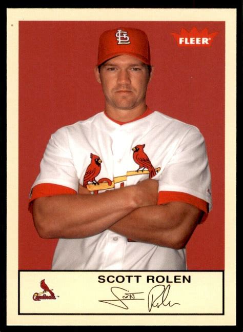 Fleer Tradition Scott Rolen St Louis Cardinals Ebay