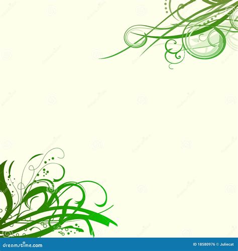 Green Swirls Background Royalty Free Stock Image - Image: 18580976