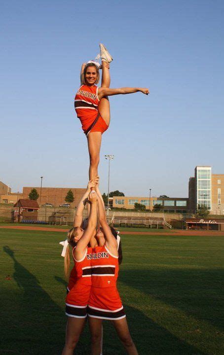 Perfect! | Cheerleading stunt, Cheer poses, Cheer team pictures