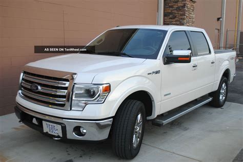 Ford F Lariat X Ecoboost Supercrew White Platinum Tri Coat