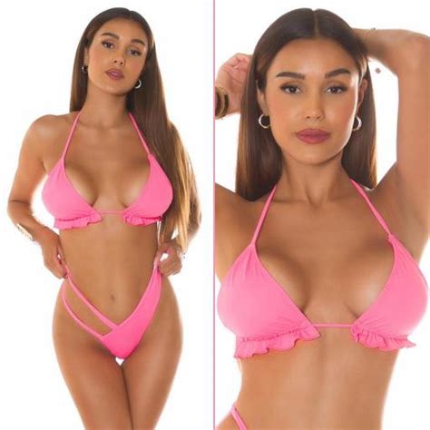 Comprar Top de bikini para combinar neón rosa Diseña tu bikini