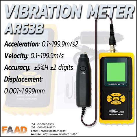 Vibration Meter Smart Sensor Ar B Faadtech