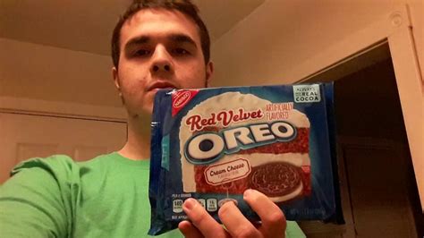 Red Velvet Oreo Review Youtube