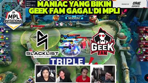 Reaksi Streamer Lihat Geek Fam Gagal Di Mpl Invitational Geekfam Mpl