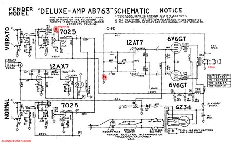 Custom Vibrolux Reverb Schematic