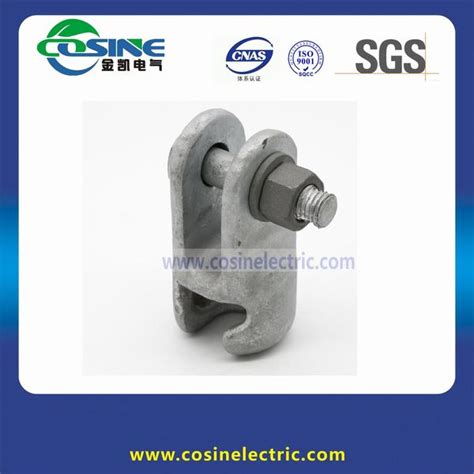 Hot DIP Galvanized Socket Clevis With ANSI Standard Power Line Fitting