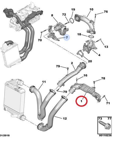 REZONATOR RURA POWIETRZA 1 5 1 6 BLUE HDI CITROEN C3 AIRCROSS II C3