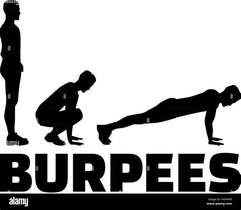 Burpees Exercise Black And White Stock Photos Images Alamy