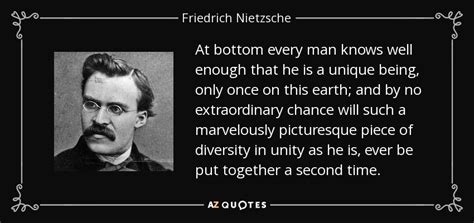 Friedrich Nietzsche Quote At Bottom Every Man Knows Well Enough That