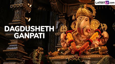 Festivals Events News Where Is Shreemant Dagdusheth Halwai Ganpati