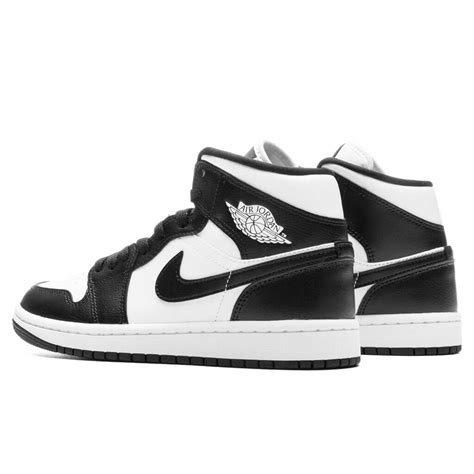 Air Jordan 1 Mid Women's - White/Black/White – Feature