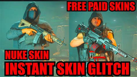 Do This Asap Instant Skin Glitch Mw Easy Nuke Skin Free Skins Mw