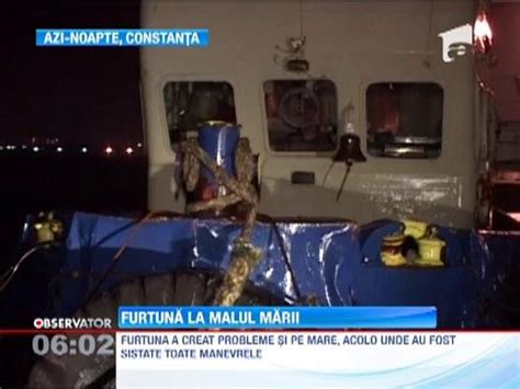 Furtuna A Facut Ravagii La Malul Marii Nicio Nava Nu A Mai Parasit