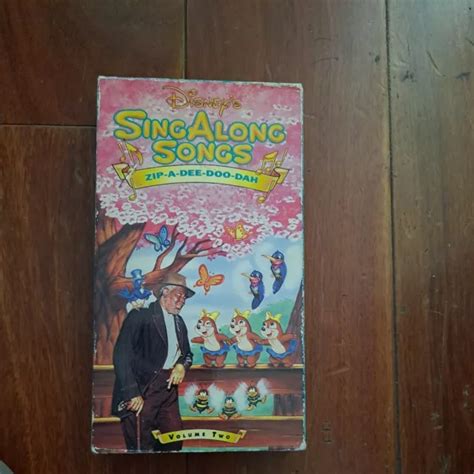 WALT DISNEY VHS Sing Along Songs (Vol. 2) Zip-A-Dee-Doo-Dah £6.96 ...