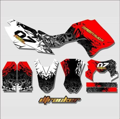 Jual Decal Sticker Motor Full Body D Tracker Stiker Striping D Tracker