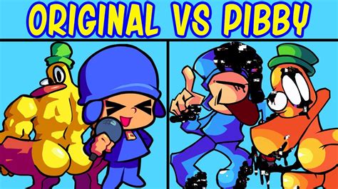 Friday Night Funkin New Original Pocoyo Vs Pibby Pocoyo Come Learn