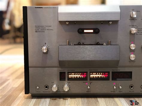 Ultra Rare Vintage Tandberg Tcd 3004 3 Head Dolby Cassette Deck Wood