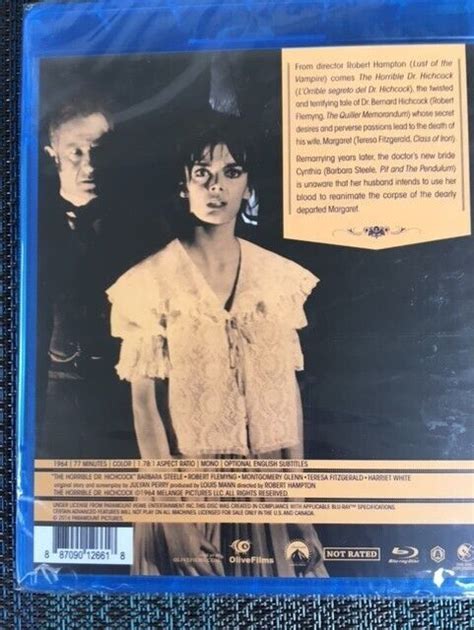 The Horrible Dr Hitchcock 1962 Olive Blu Ray Euro Horror Factory Sealed 887090126618 Ebay