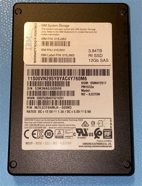 Samsung Tb Sas Ssd Pm A Gbps Enterprise Dc N Kaufen Auf