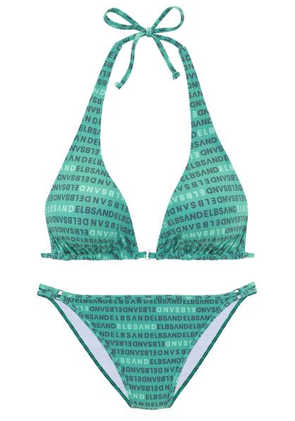 Elbsand Triangel Bikini Atlanta Smaradg Bedruckt Cup C D