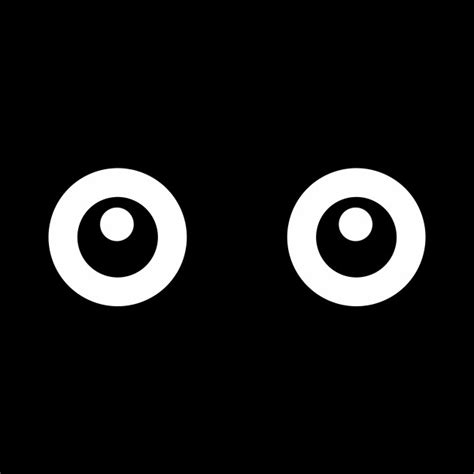 Scared Cartoon Eyes in the Dark - Cartoon Eyes - Tapestry | TeePublic