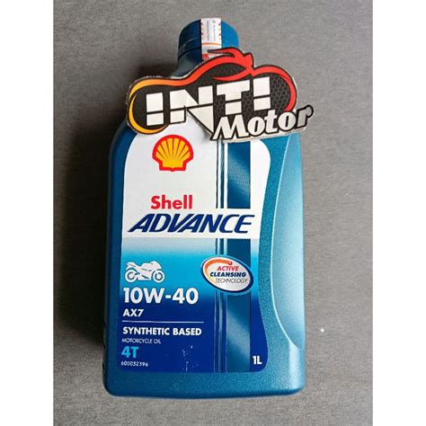 Jual Oli Shell Advance Ax Liter Bebek Matic Oil Shel Ax Liter