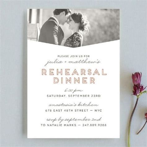 Beautiful Rehearsal Dinner Invitations From Formal To Fun