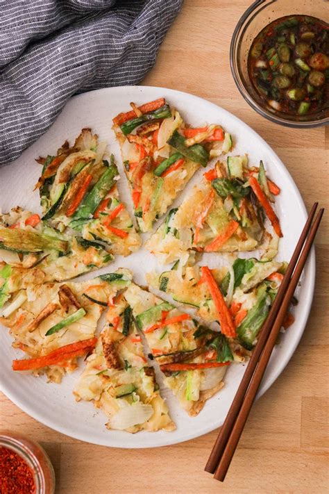 Easy Korean Vegetable Pancake Yachaejeon What Great Grandma Ate