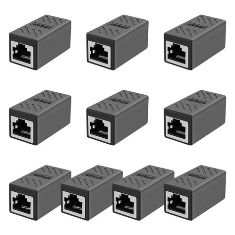 Y D F Rj45 Coupler Network Cable Coupler Rj45 Adapter Shielded In