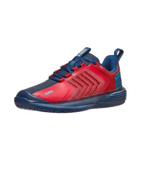 K-Swiss KSwiss Men's Ultrashot 3 Tennis Shoes - Lollipop/Blue Opal 10 ...