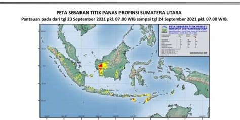 Bmkg Titik Panas Terpantau Di Sumut Merdeka