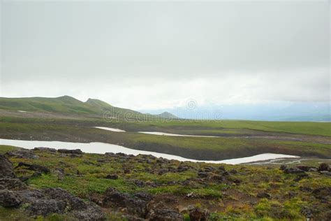 The Road To Mutnovsky Volcano Stock Photo Image Of Rise Path 204102004