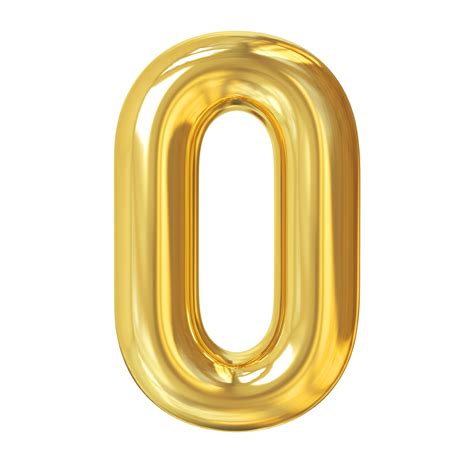 Number D Gold Png