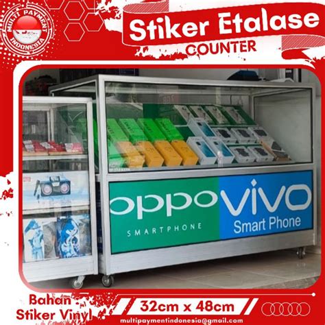 Jual Stiker Vinyl Bawah Etalase Konter Hp Shopee Indonesia