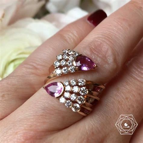 Wedding Rings Pink Sapphire Pink Morganite Engagement Ring Engagement