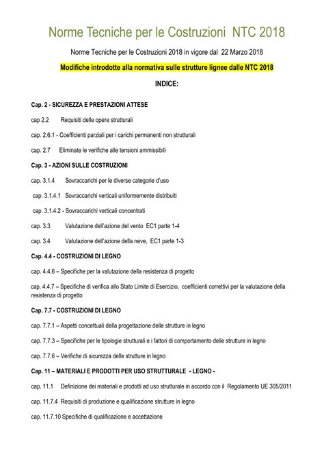 Norme Tecniche Per Le Costruzioni NTC 2018 PDF