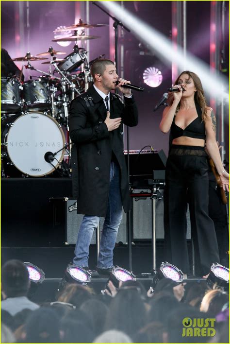 Nick Jonas And Tove Lo Sing Close On Jimmy Kimmel Live Photo