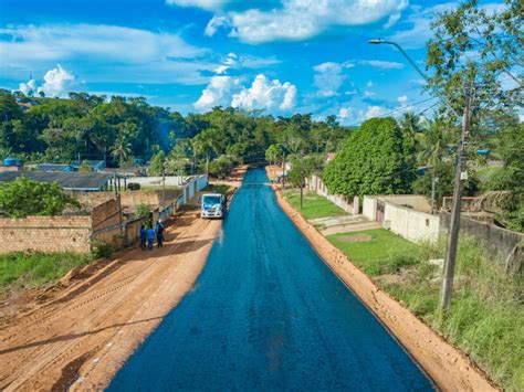 Asfalta Jaru Rua Rio de Janeiro é imprimada e está pronta para receber