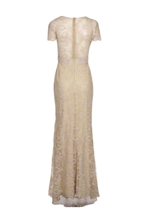 Vestido De Festa Nude Chic Renda Minimalista Arthur Caliman