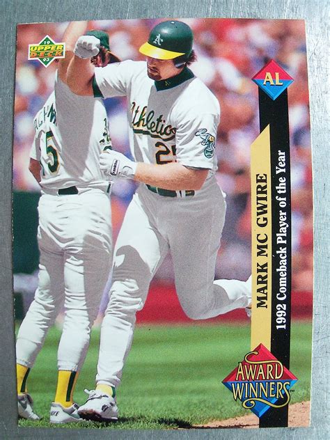 1993 Upper Deck 493 Mark McGwire NM M Near Mint Mint At Amazon S