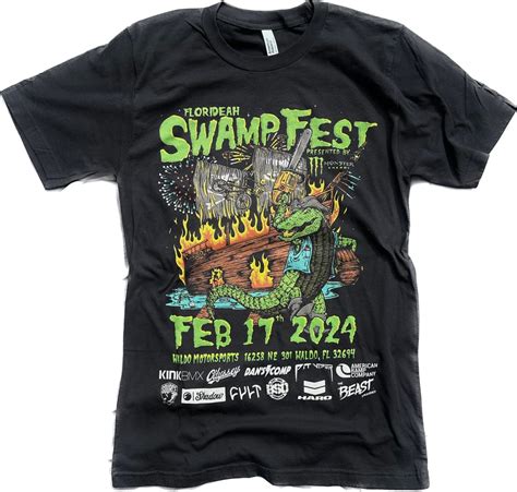 Swampfest 2024 Flyer Tee Florideah