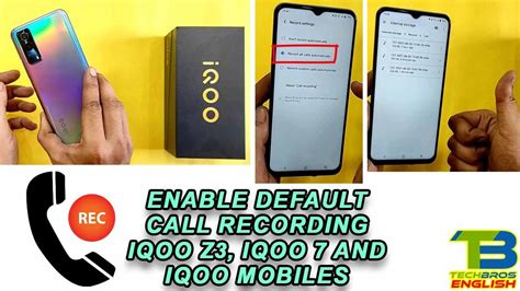 How To Enable Default Call Recording In IQOO Z3 IQOO 7 IQOO Mobiles