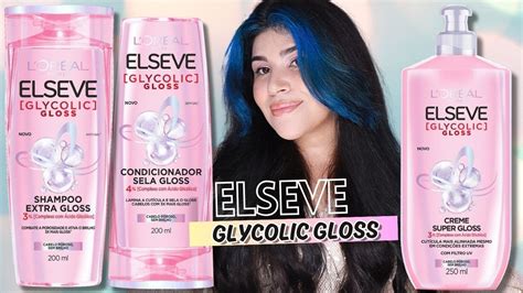 ELSEVE GLYCOLIC GLOSS Combate A Porosidade Para Cabelos 3x Mais