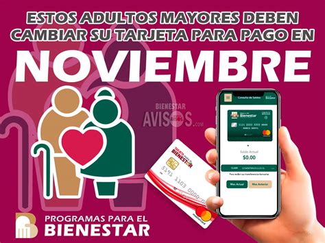 ≫ Estos Adultos Mayores Deben Cambiar Su Tarjeta Para Pago En Noviembre “pensión Bienestar” 🔴